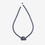 Thumbnail: Cool & Bright Crystal Pearl Knot necklace - 19 colours