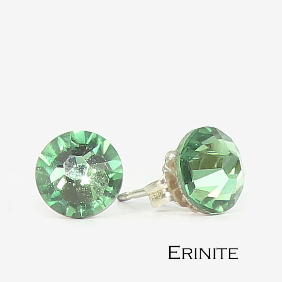 Thumbnail: Green & Yellow Stud Earrings