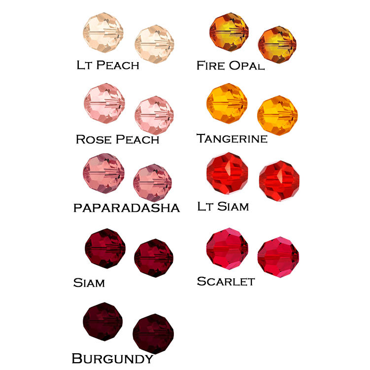 Thumbnail: Red & Orange Drop earrings