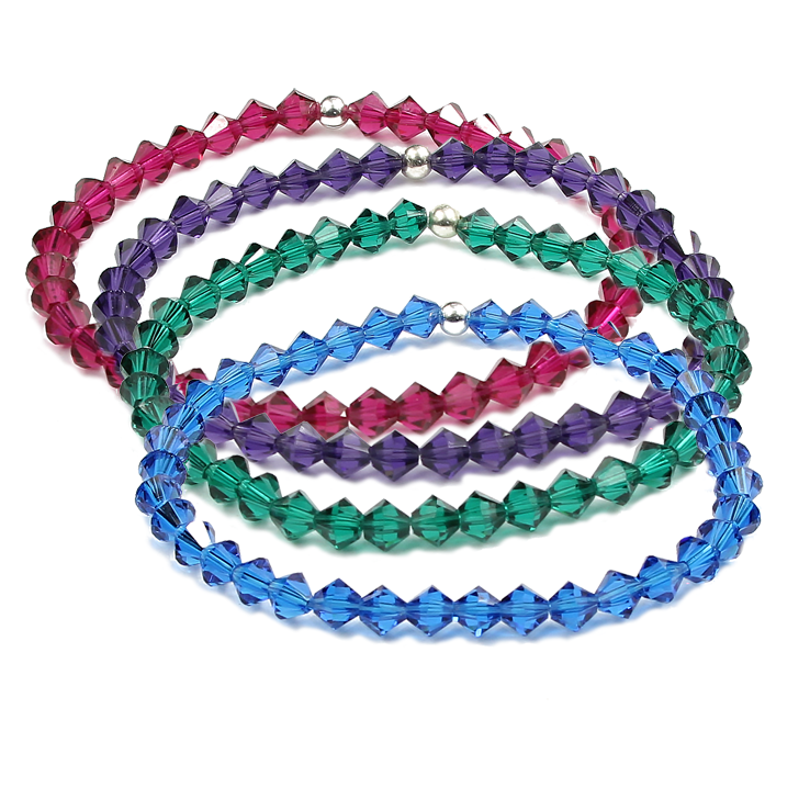 Winter crystal bracelet sets