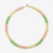 Shambala necklace - Golden Spring