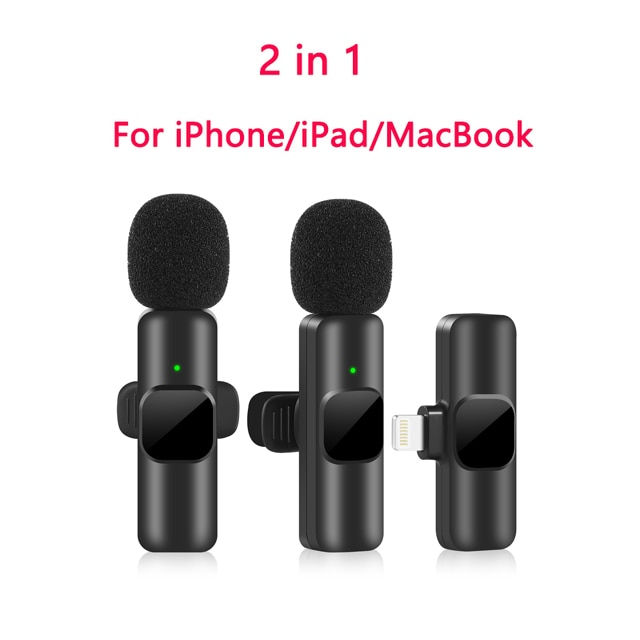 Thumbnail: Wireless Lavalier Microphone /  for iPhone Android Live Broadcast Gaming 