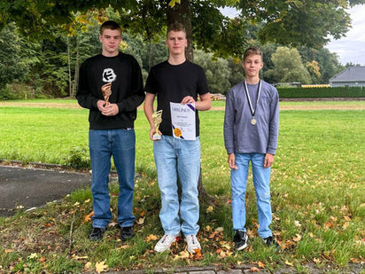 Kimi Katzmann, Edwin Albrecht und Tyler Rommel