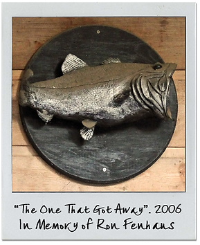 Bass Fish Cremation Urn