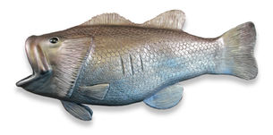 Bass Angler Fish Cremation Urn Sculpture
