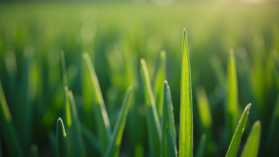Close-up view of freshly grown green onions