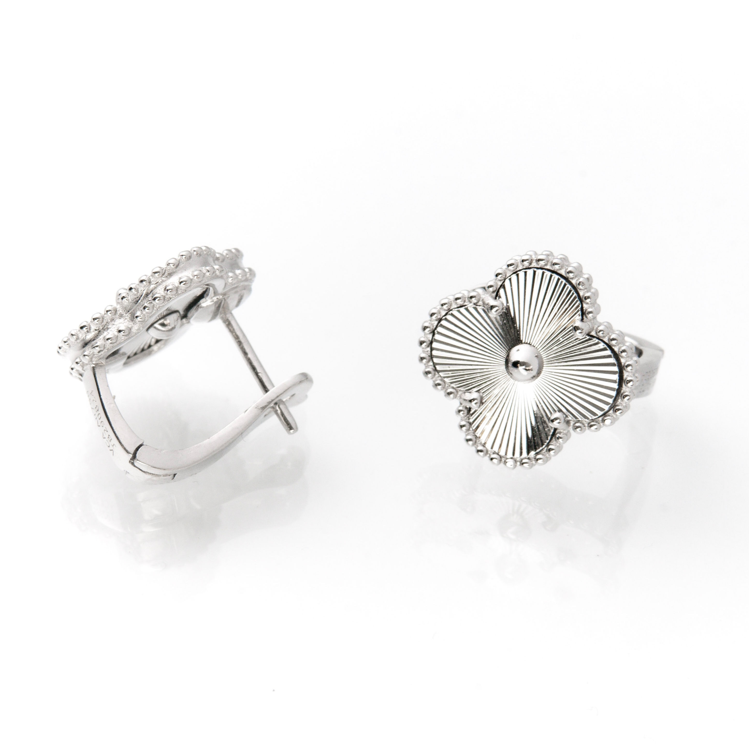 Srebrne kolczyki Diamond Cut 