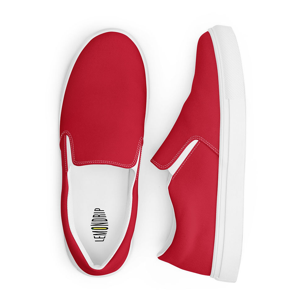 Thumbnail: Women’s Slip-On Canvas Ruby Red