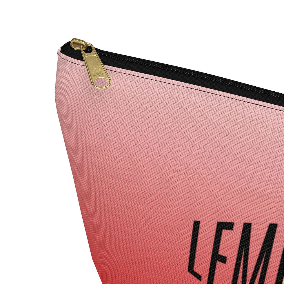 Thumbnail: Strawberry Ombre Lemon Drip Logo Mini Canvas Bag