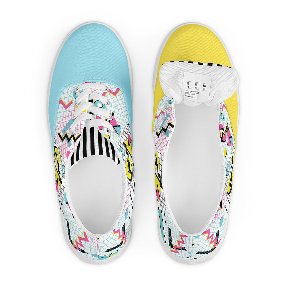 Thumbnail: Women’s lace-up canvas shoes