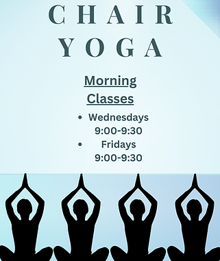 Chair Yoga flyer