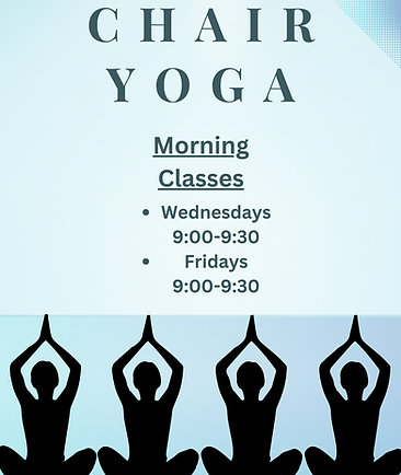 Chair Yoga flyer