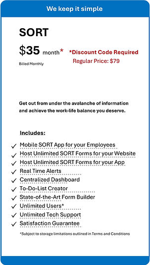 SORT S-35 brochure: features & benefits