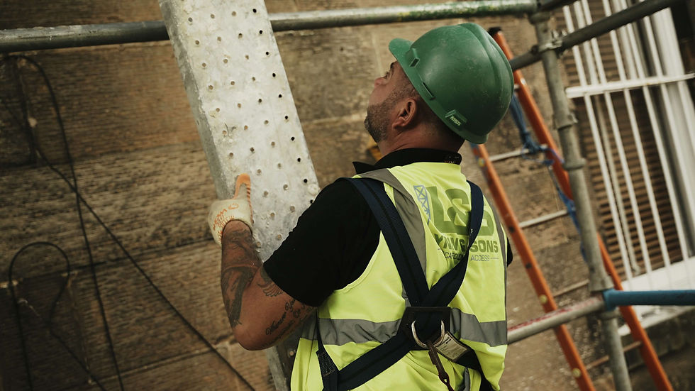 Neil lynn from Lynn and sons scaffolding access building scaffolding