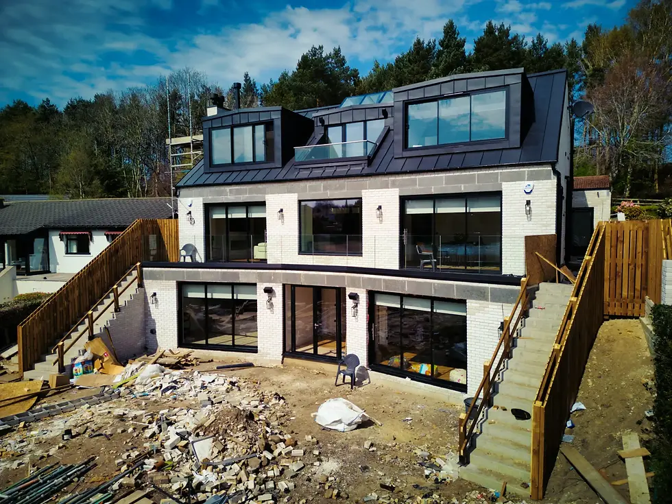 Squinty Pixels - A construction video project showing the progress of a bespoke house build in central scotland