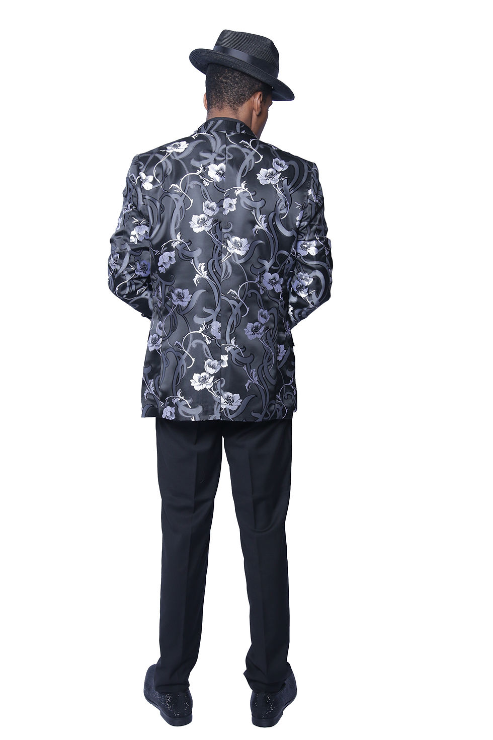 Thumbnail: Silver Sweet Flower Prom Outfit