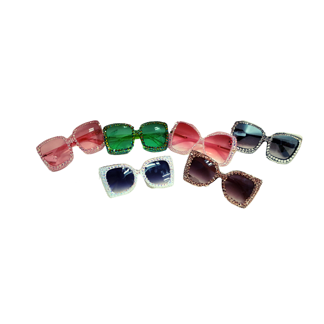 Rhinestone Embellished Sunglasses