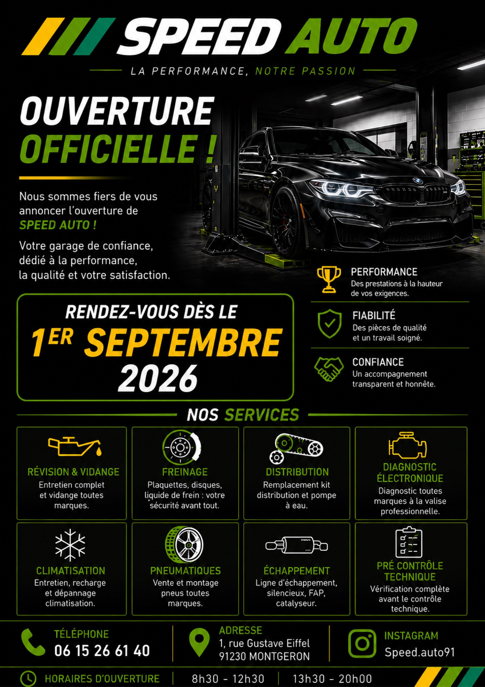 Services d'entretien et réparation mécanique - Speed Auto
