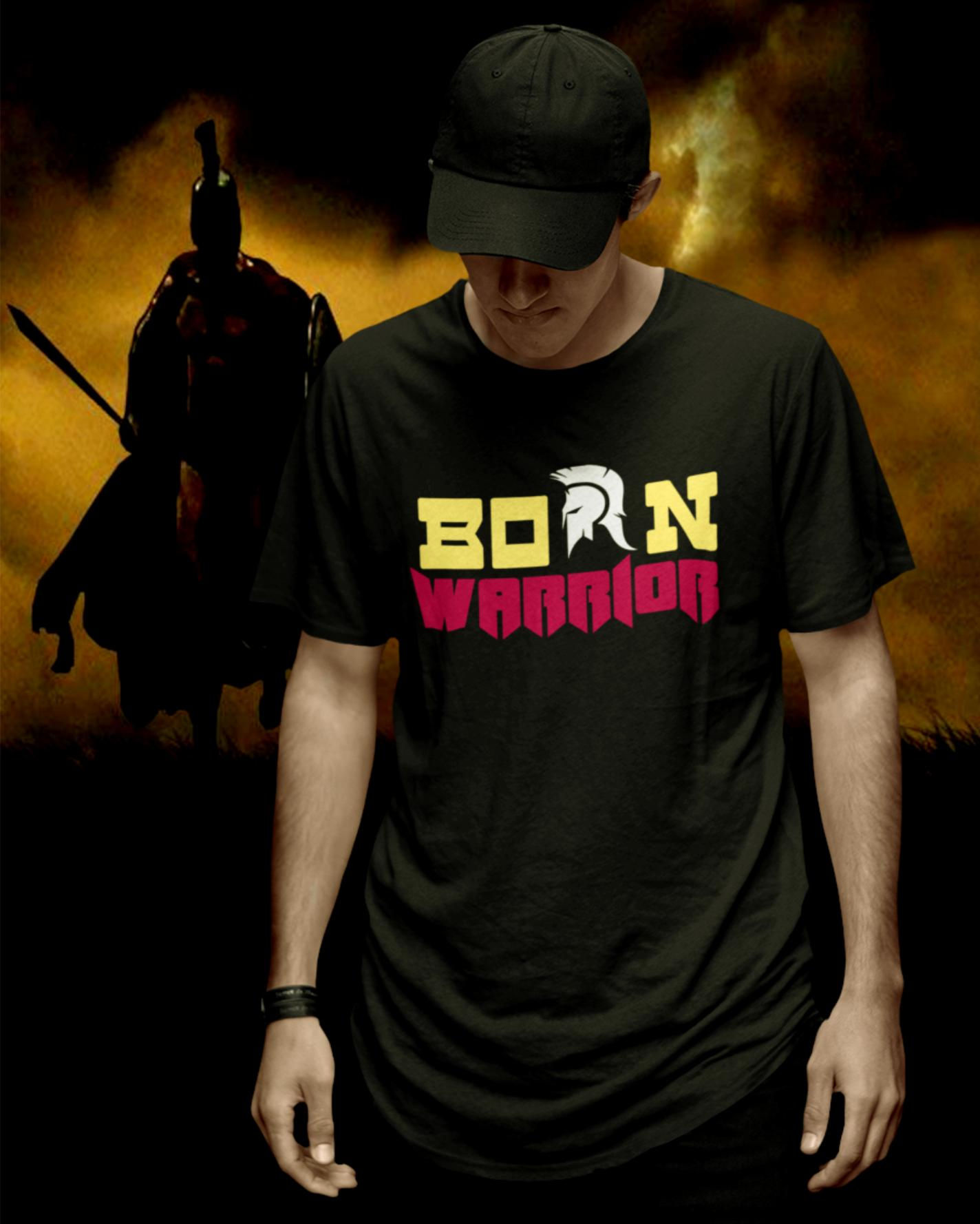 Black Born Warrior T-shirt