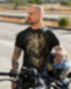 Black 'Dragon Armour' T-shirt