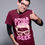 Thumbnail: Maroon 'Geek and Proud' Graphic T-shirt