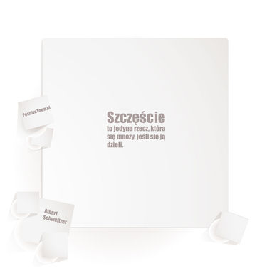 Szczęście to jedyna rzecz, która się mnoży, jeśli się ją dzieli.