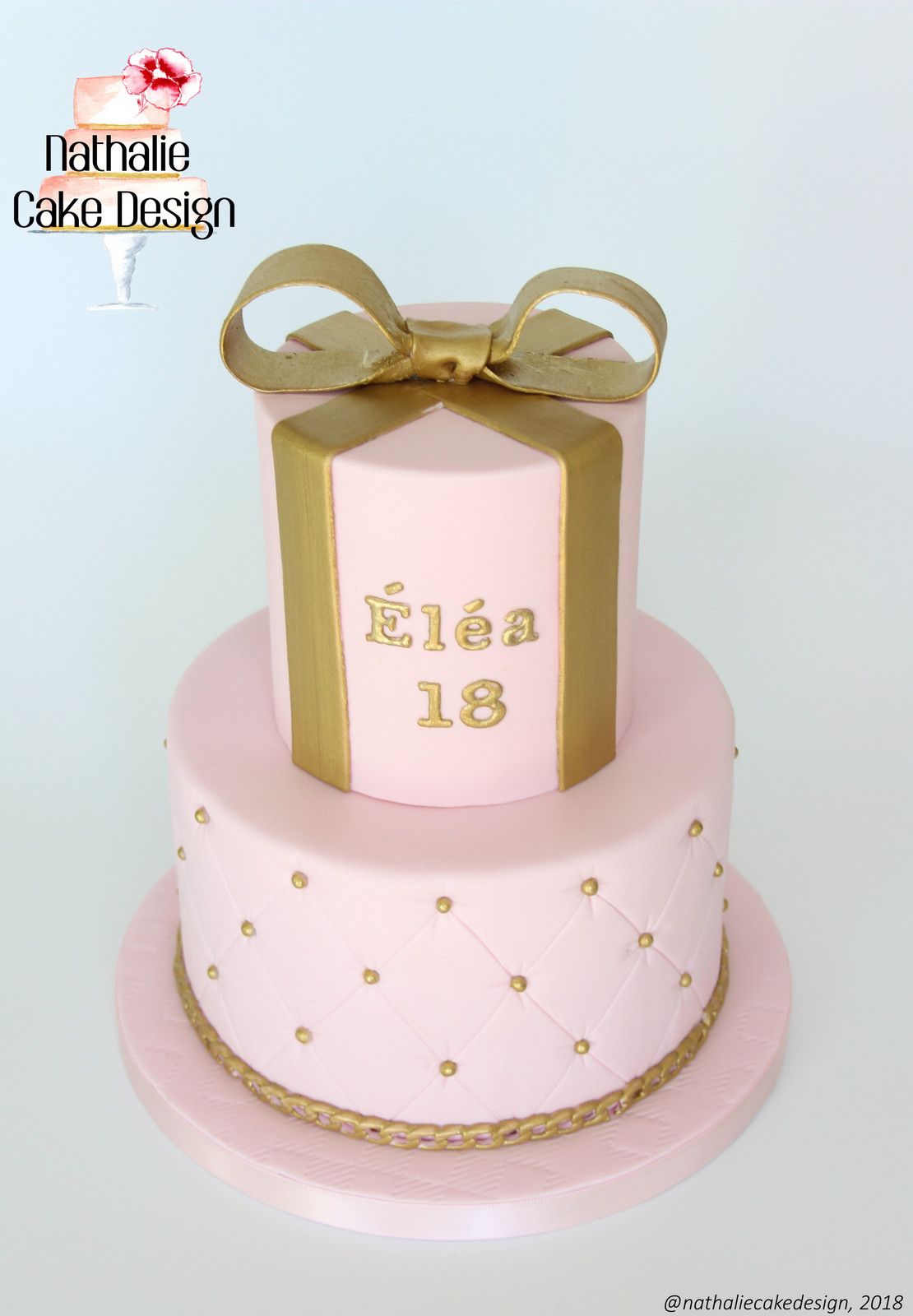 Piece Montee Rose Or
