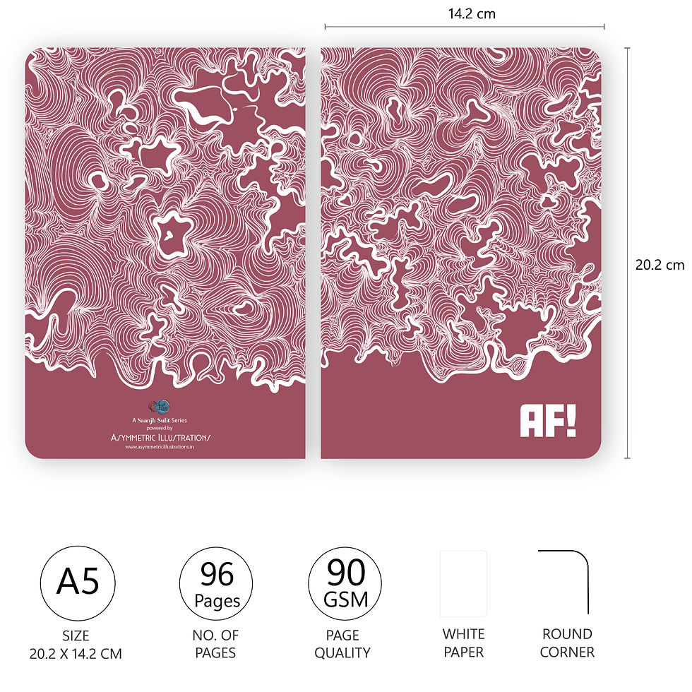 Thumbnail: The Rippled Bliss | A5 Notebook