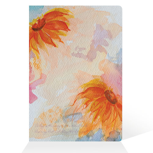 The Sunflower Splash | A5 Notebook