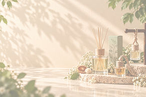 Sunlit Botanical Fragrance Still Life (1