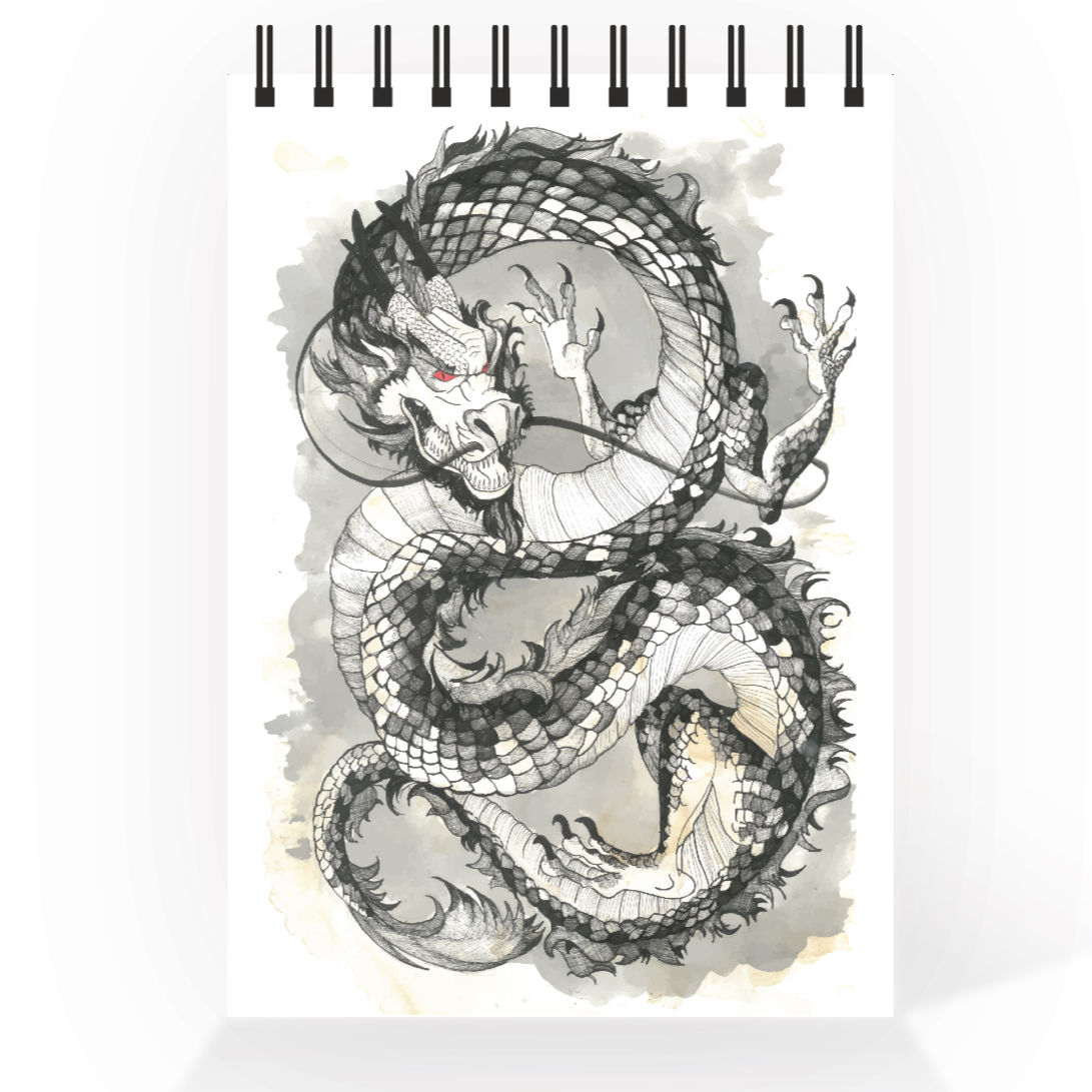 Dragon's Veil | A5 Sketchbook