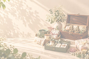 Sunlit Elegant Gift Hamper Still Life_ed