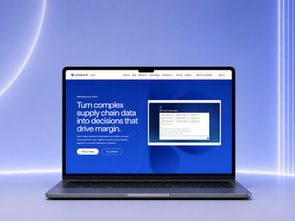 AI analytics Webflow website designs by Argh Matey displayed on MacBook mockups with blue gradient background.