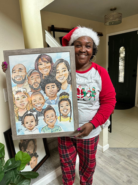 Caricature as Christmas Gift