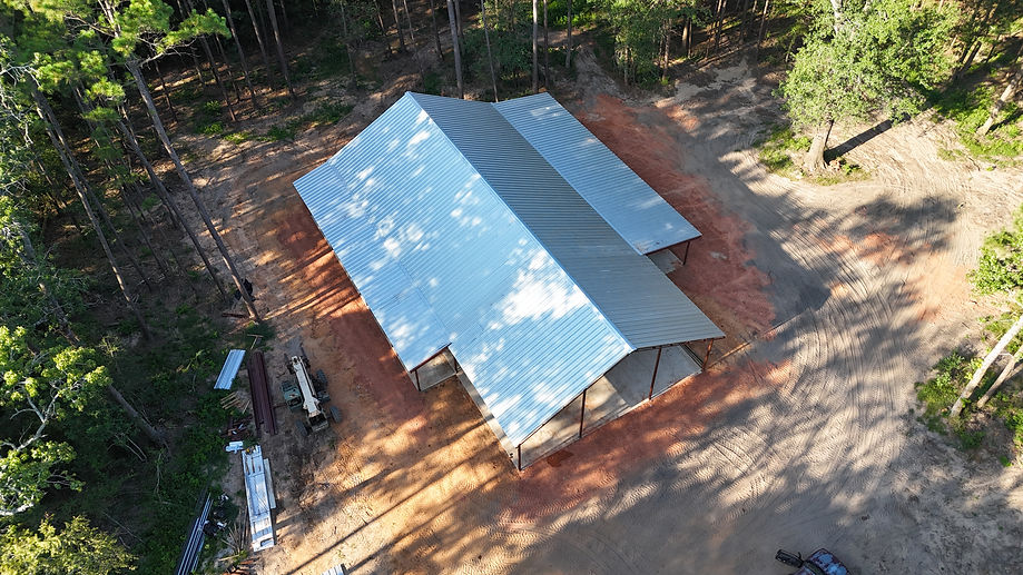 Robins Drone Angled View Metal Erection Roof On 2.jpg