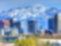 Salt Lake City Skyline and mountains