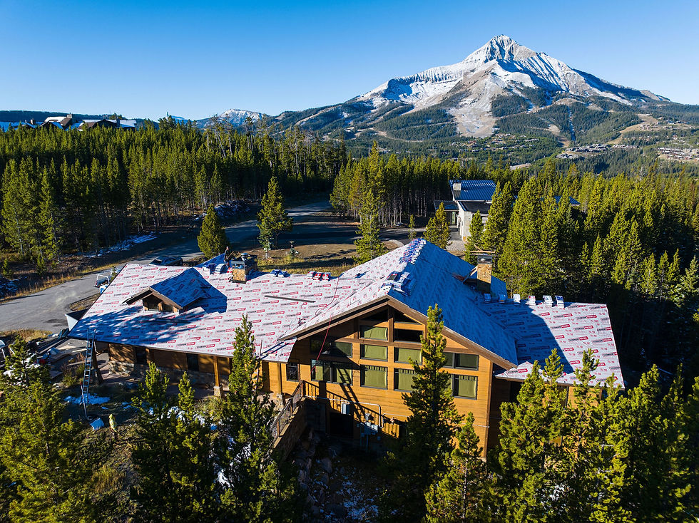 Metal Cold Roof System Big Sky Montana
