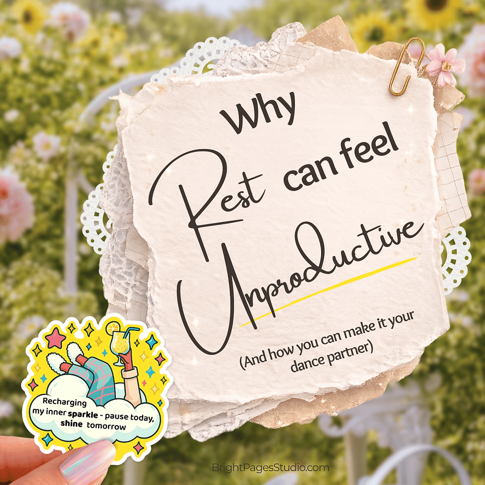 Why Rest Can Feel Unproductive