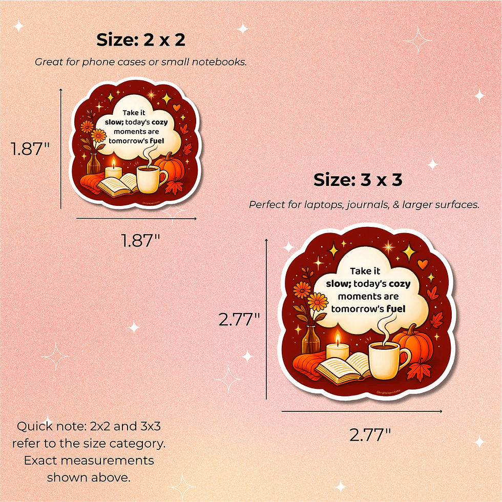 Thumbnail: Cozy Night In Vinyl Sticker