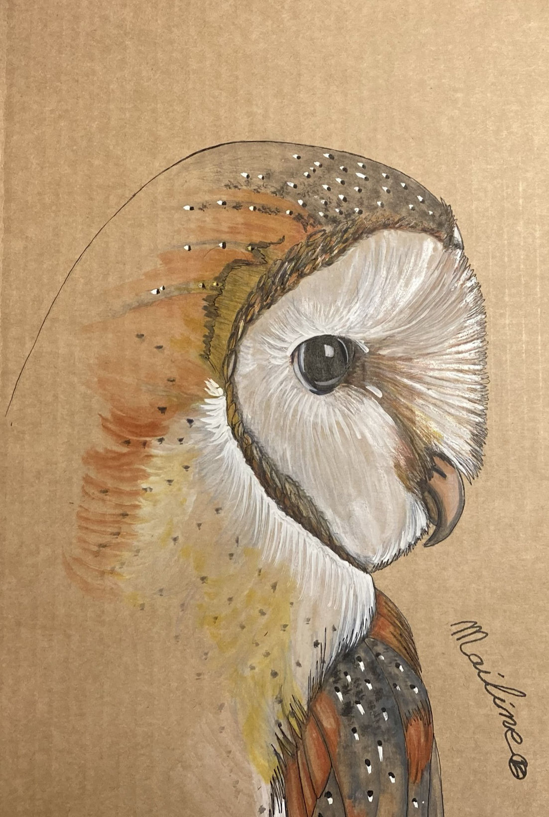 Collection CHOUETTE EFFRAIE - tableau