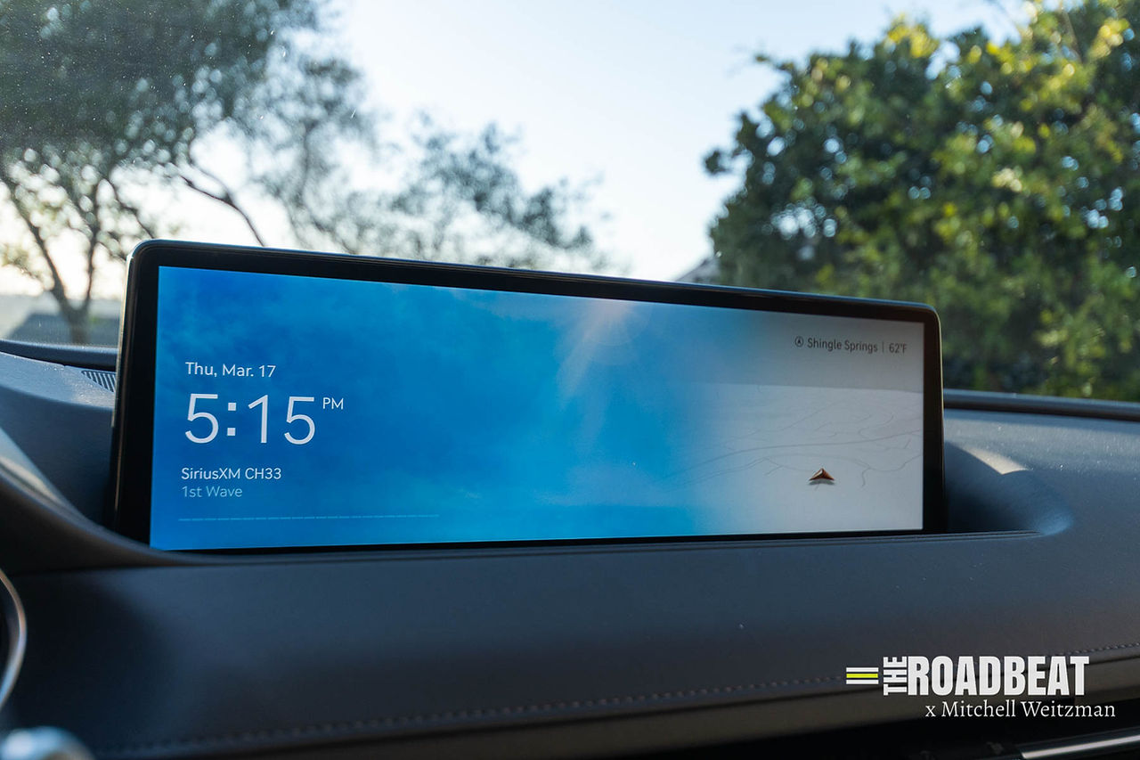 2022 Genesis G80 Sport infotainment screen