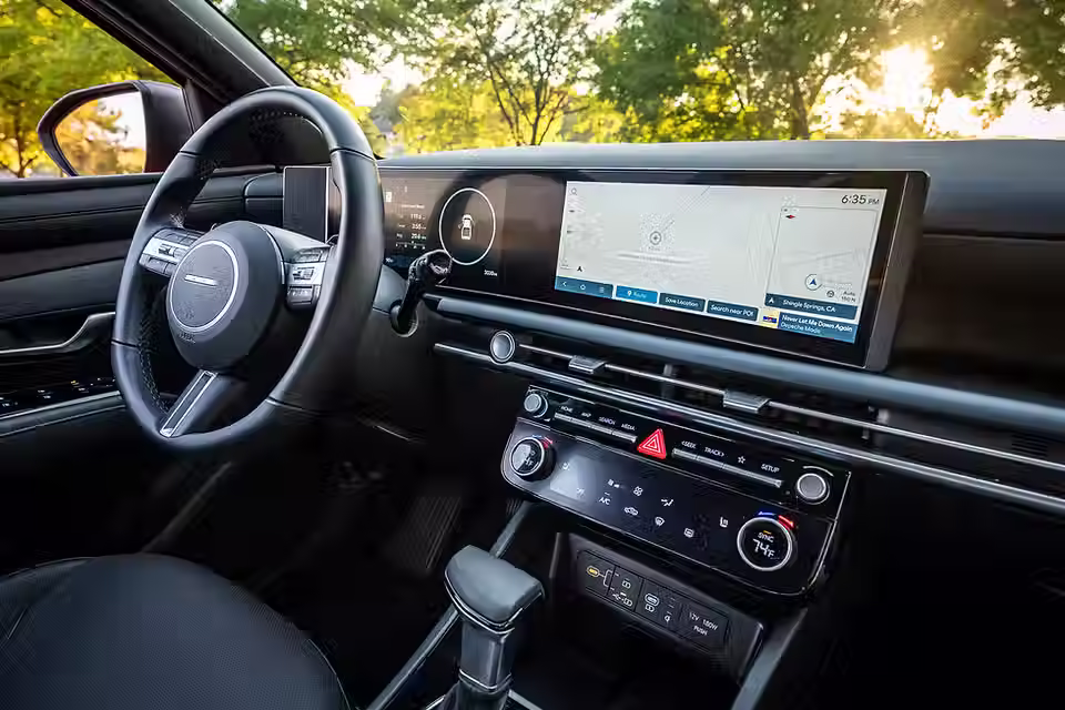 infotainment touchscreen display Hyundai Santa Cruz XRT