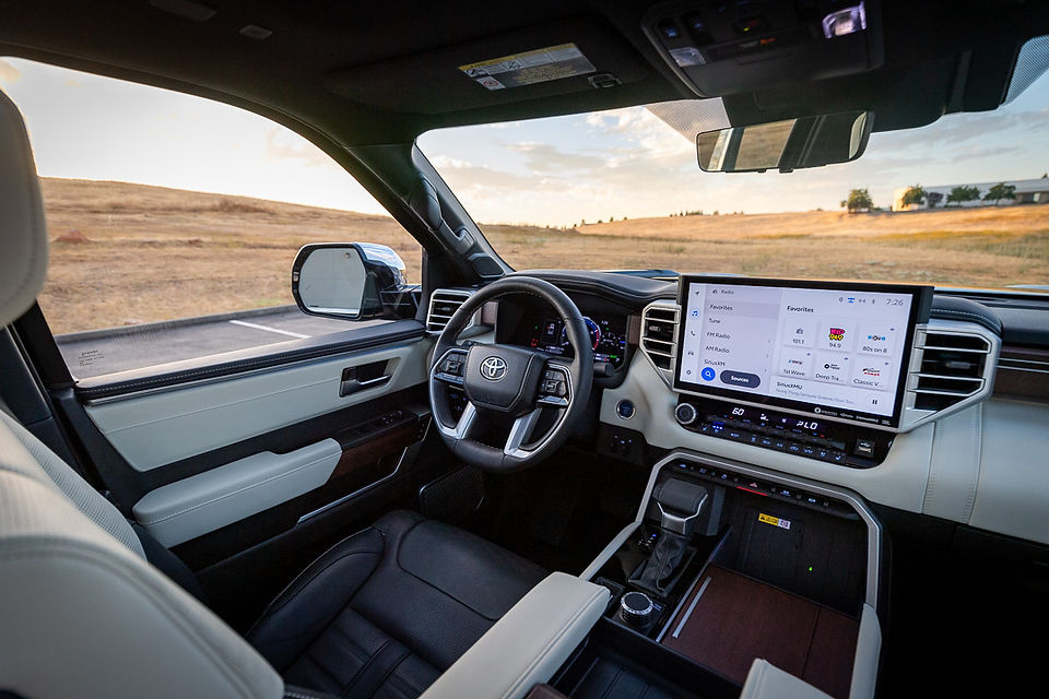 Toyota Tundra Capstone interior