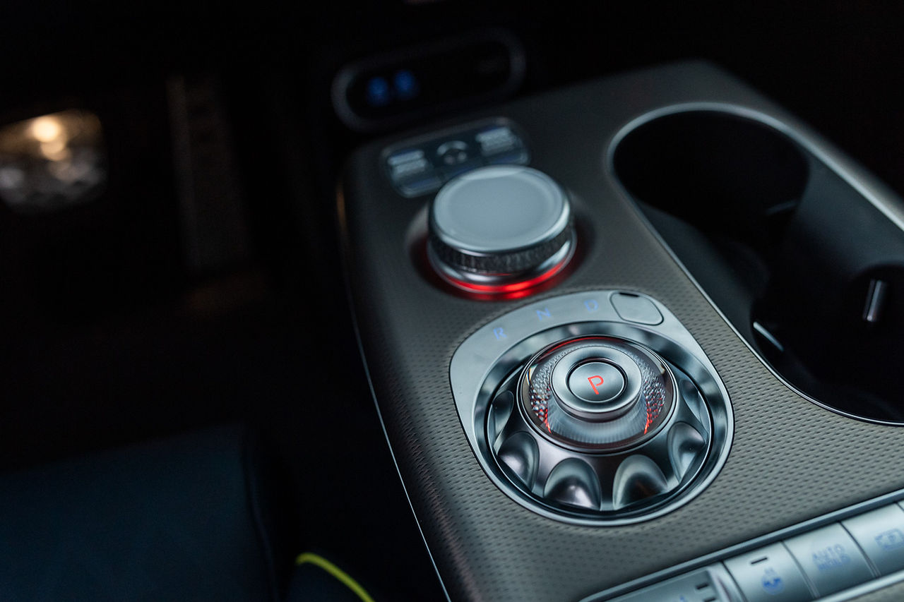 2023 Genesis GV60 interior detail 