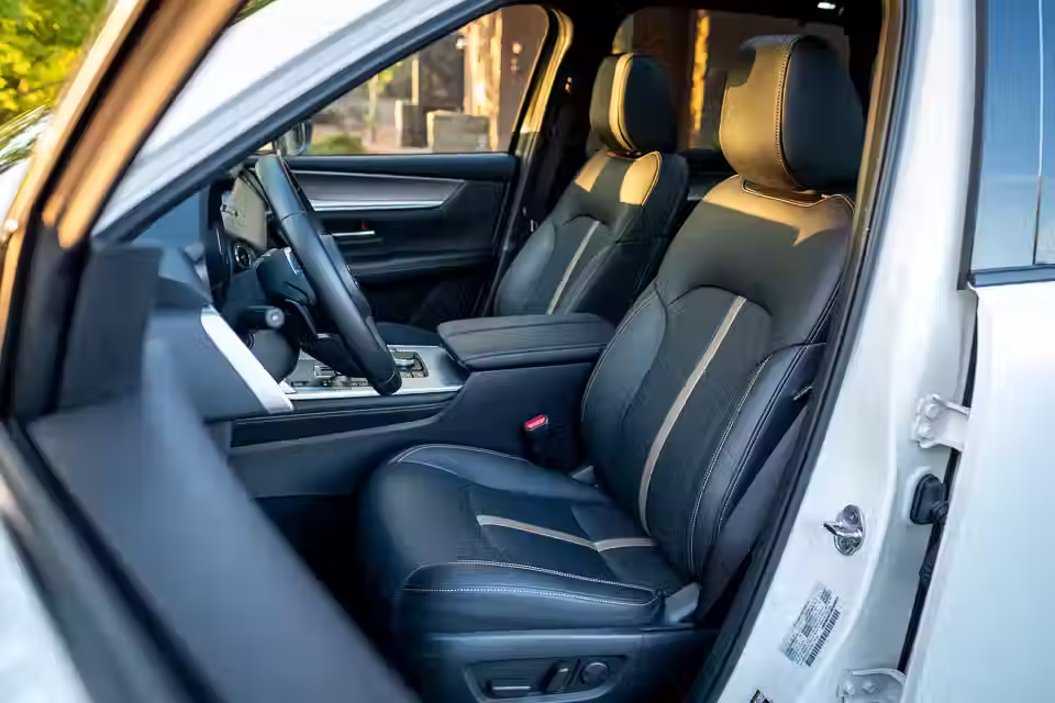front seats of 2025 Mazda CX-90 Premium Plus