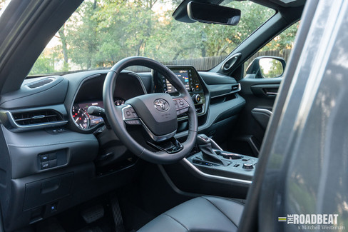  toyota highlander xse review interior