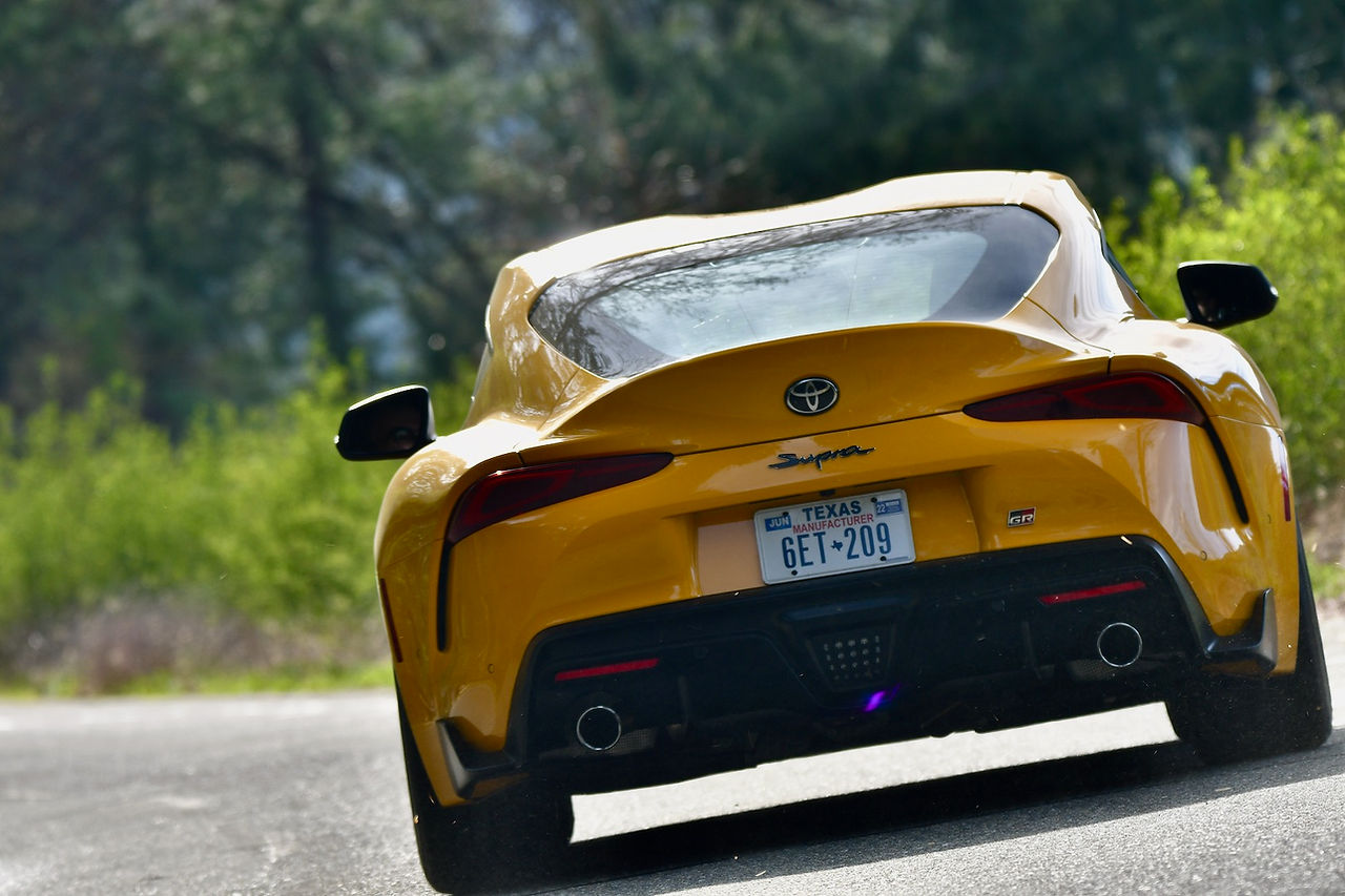 2021 toyota GR Supra nitro yellow