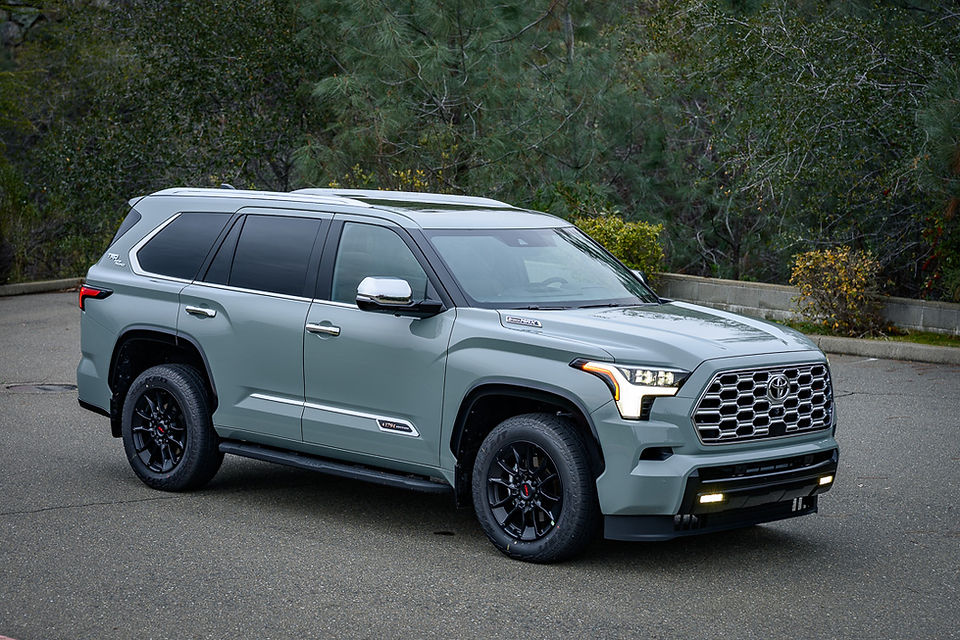 2025 Toyota Sequoia 1794 Edition exterior front lunar rock