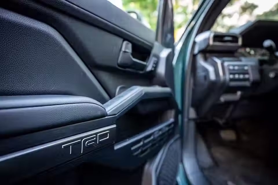 2026 Toyota 4Runner door panel TRD detail