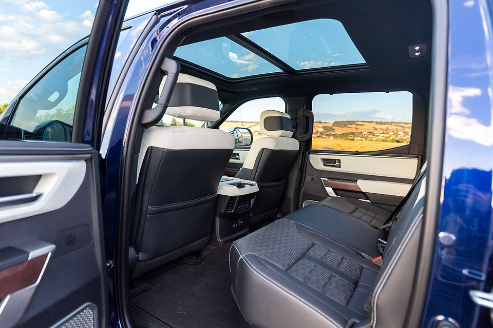 Toyota Tundra Capstone rear seats